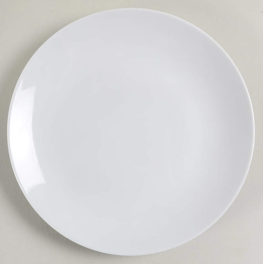 Whiteware Basics (Smooth) Coupe Salad Plate by The Cellar (China)-1