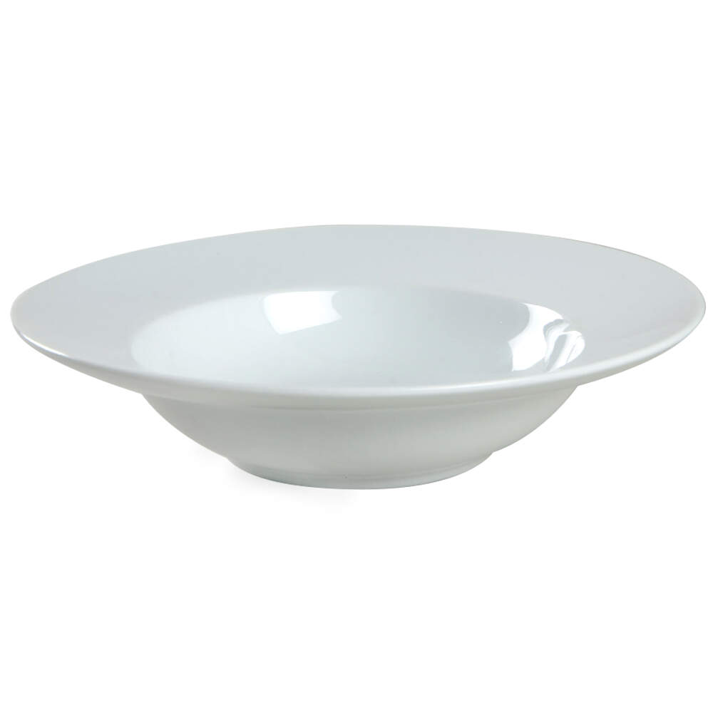Whiteware Basics (Smooth) 10" Soup/Pasta Bowl by The Cellar (China)-1