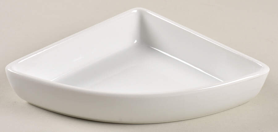 Whiteware Basics (Smooth) Lazy Susan-Side Dish by The Cellar (China)-1