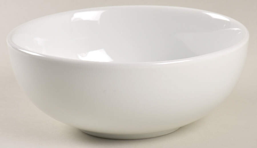 Whiteware Basics (Smooth) 6" Bistro Bowl by The Cellar (China)-1