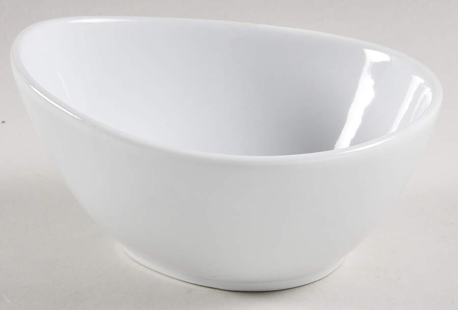 Whiteware Basics (Smooth) 5" Oval Bowl by The Cellar (China)-1