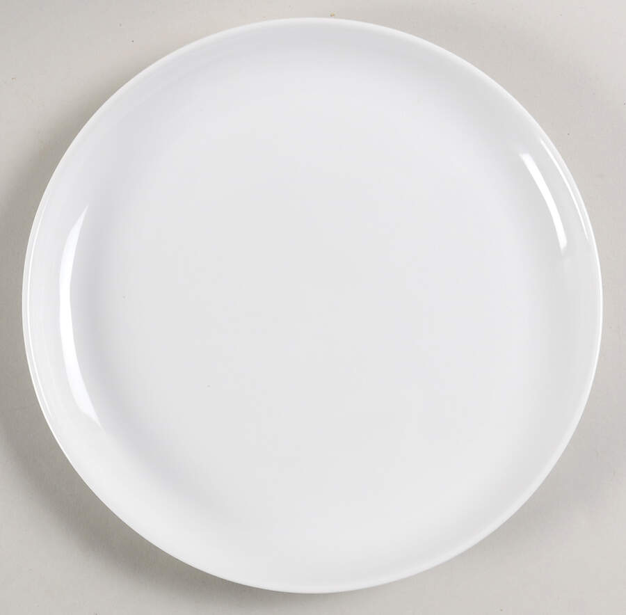 Whiteware Basics (Smooth) Coupe Salad Plate by The Cellar (China)-1