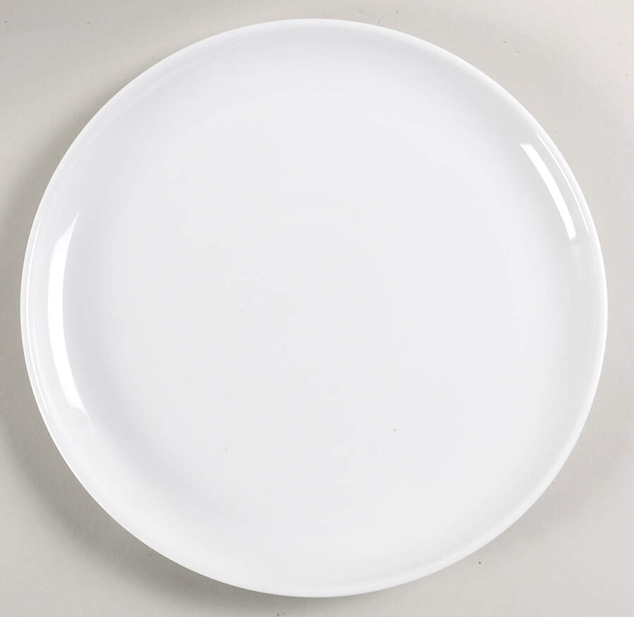 Whiteware Basics (Smooth) Coupe Dinner Plate by The Cellar (China)-1