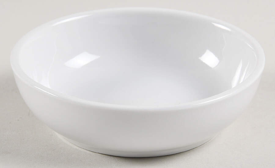 Whiteware Basics (Smooth) Individual Dip Dish by The Cellar (China)-1