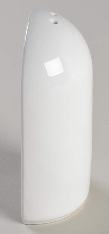 Whiteware Basics (Smooth) Pepper Shaker by The Cellar (China)-1