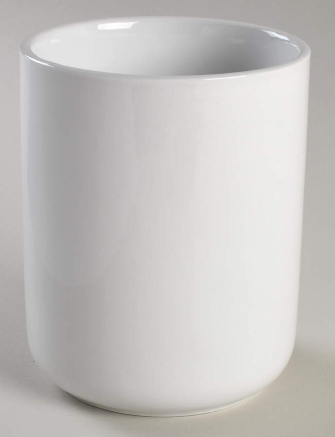Whiteware Basics (Smooth) Small Canister No Lid by The Cellar (China)-1