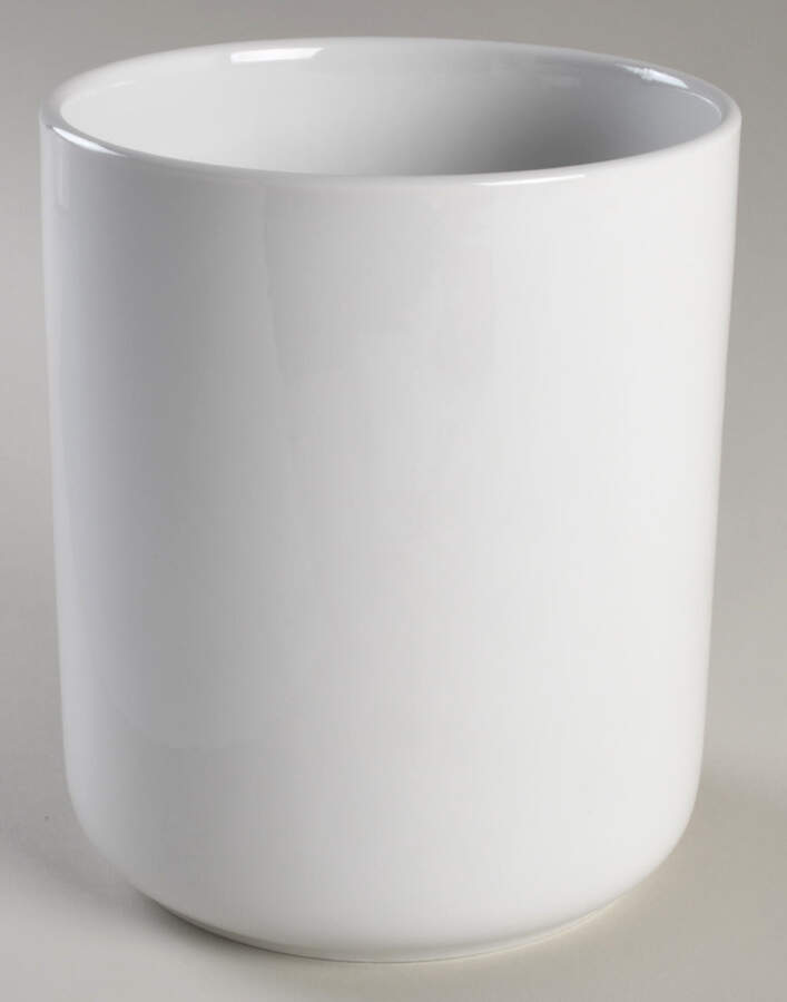 Whiteware Basics (Smooth) Medium Canister No Lid by The Cellar (China)-1