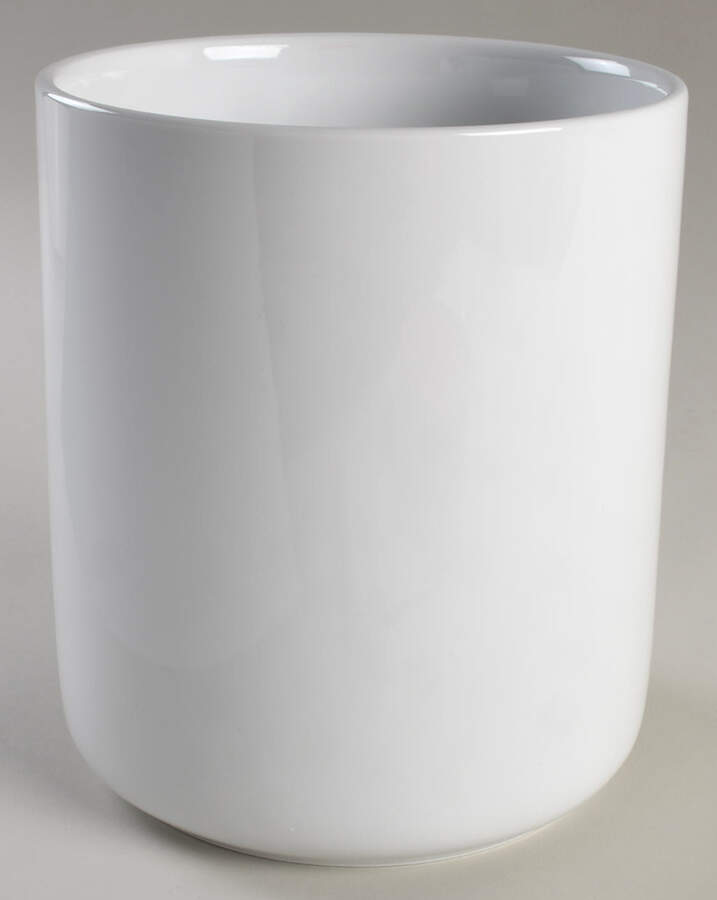Whiteware Basics (Smooth) Large Canister No Lid by The Cellar (China)-1