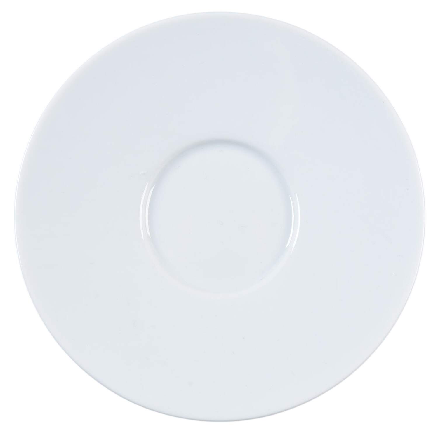 Whiteware Basics (Smooth) Saucer for Espresso Cup by The Cellar (China)-1