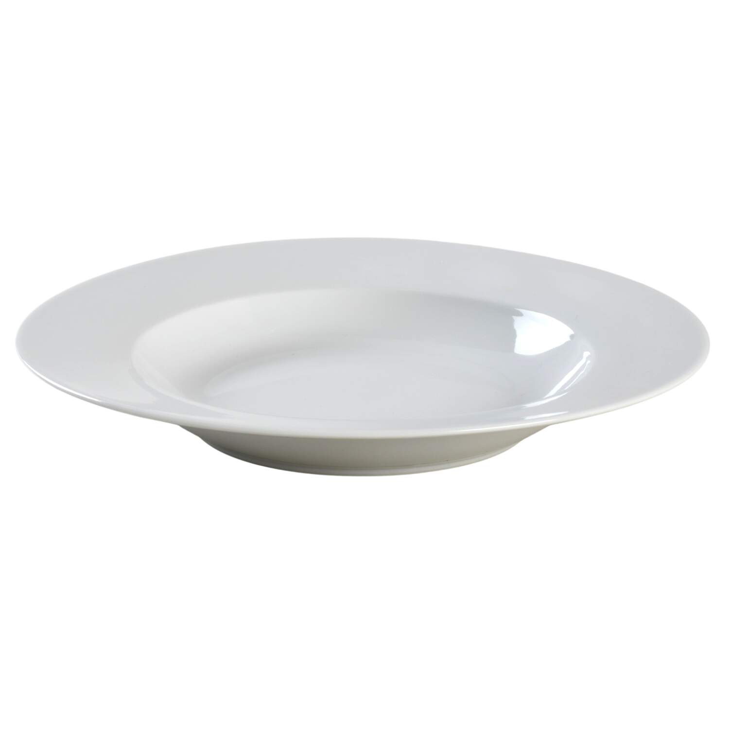 Whiteware Basics (Smooth) Rim Soup Bowl by The Cellar (China)-1