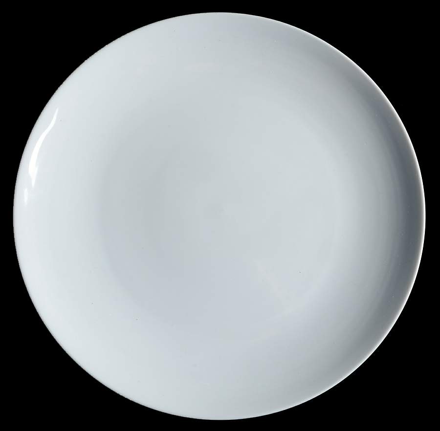 Whiteware Basics (Smooth) Coupe Salad Plate by The Cellar (China)-1