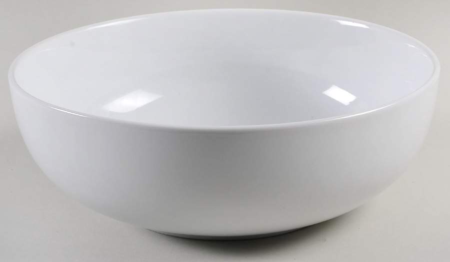 Whiteware Basics (Smooth) 11" Large Salad Serving Bowl by The Cellar (China)-1