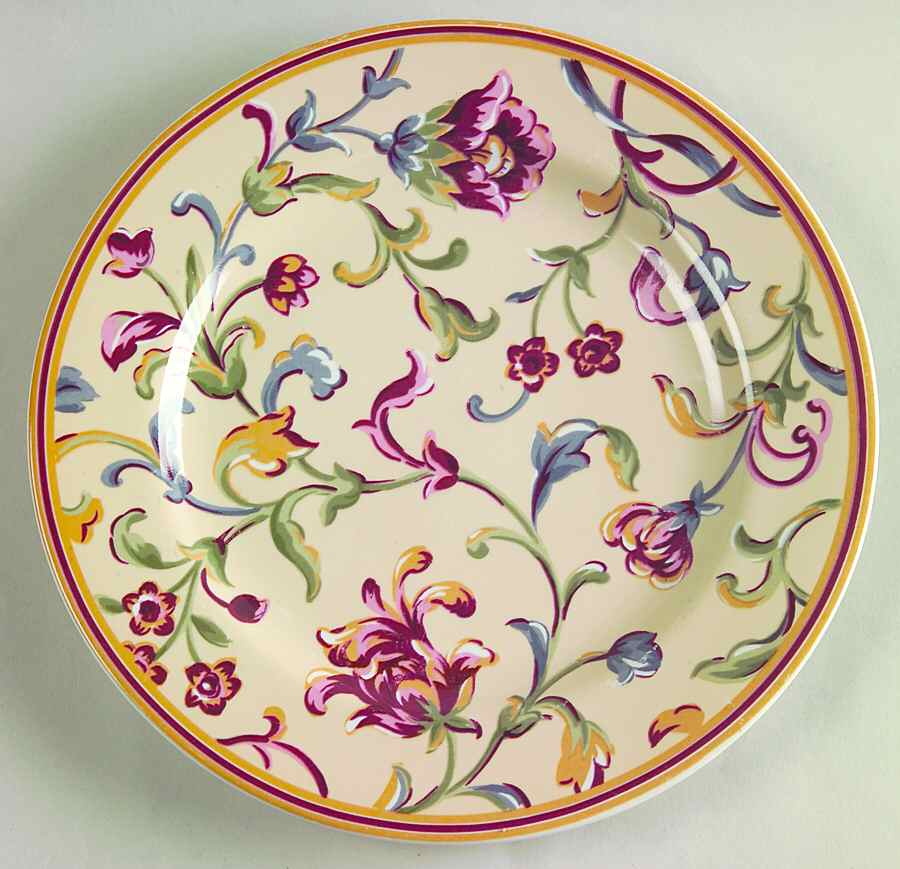 Amadora Red Salad Plate by Coventry (PTS)-1