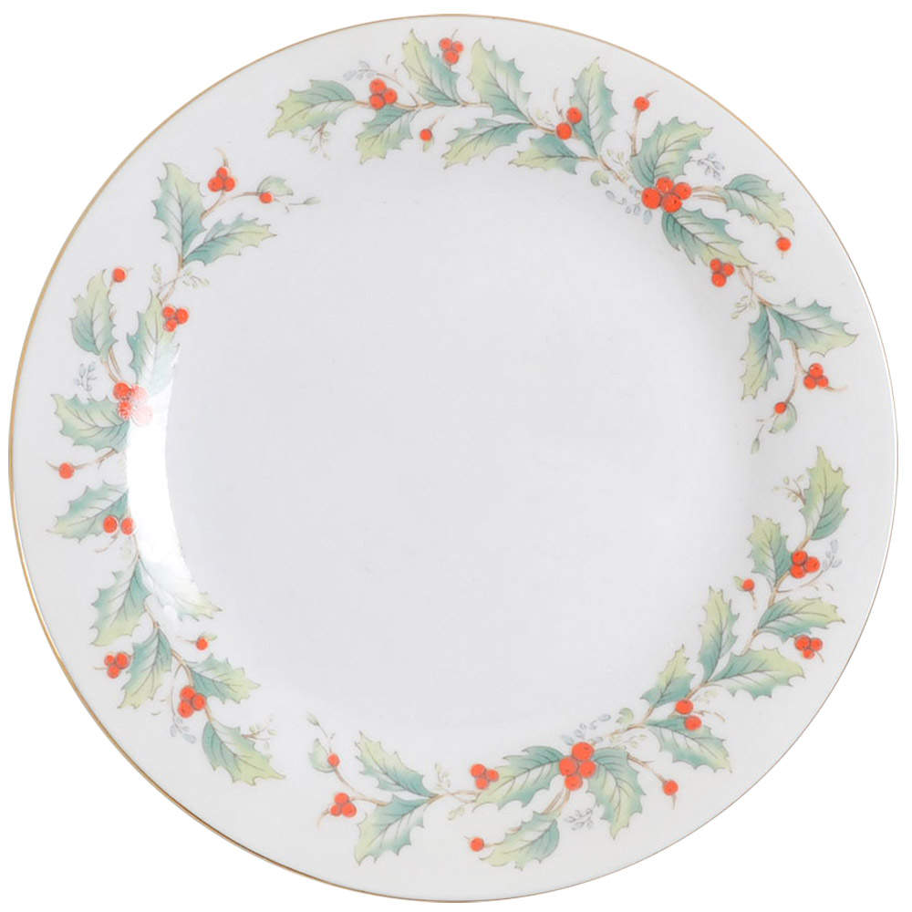 Noel (Black Lettering Backstamp) Salad Plate by China Pearl-1