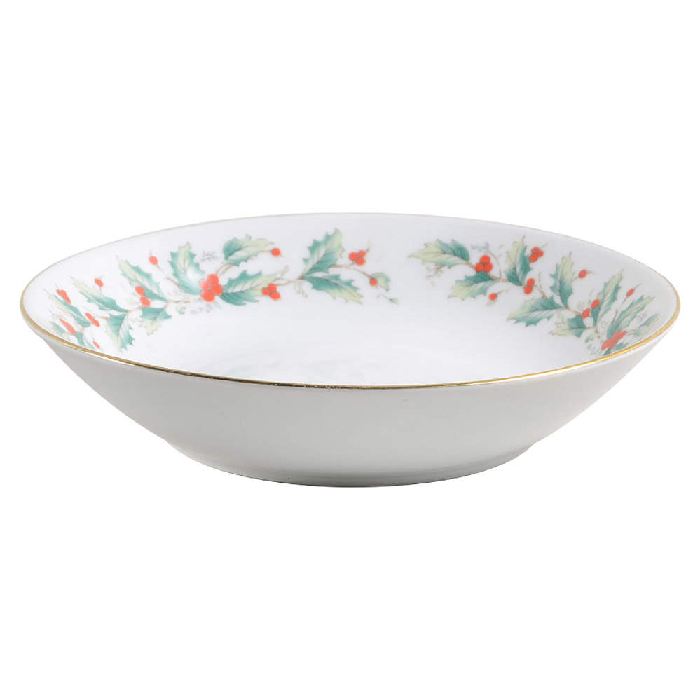 Noel (Black Lettering Backstamp) Coupe Soup Bowl by China Pearl-1
