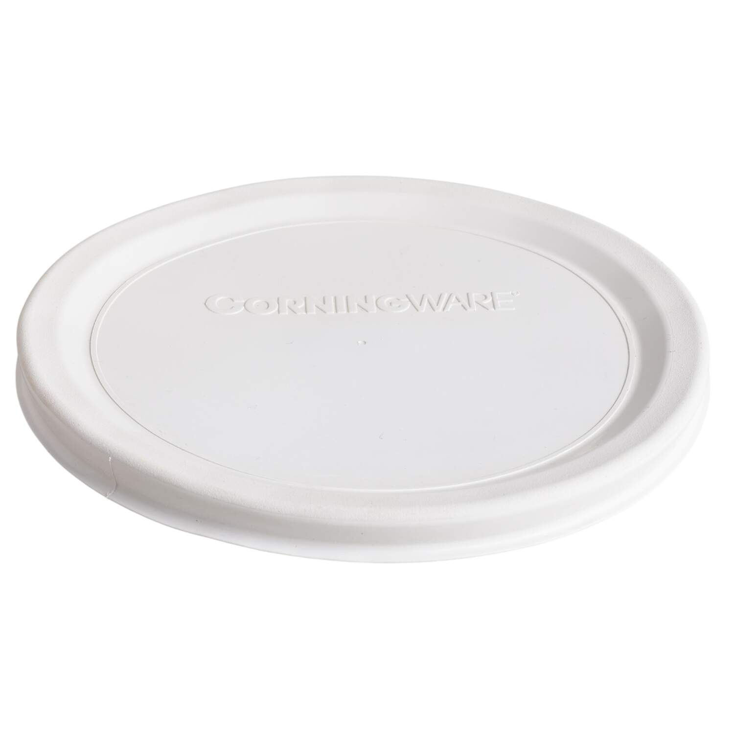 French White (Gold Trim) Plastic Lid for Individual Casserole by Corning Corelle-1