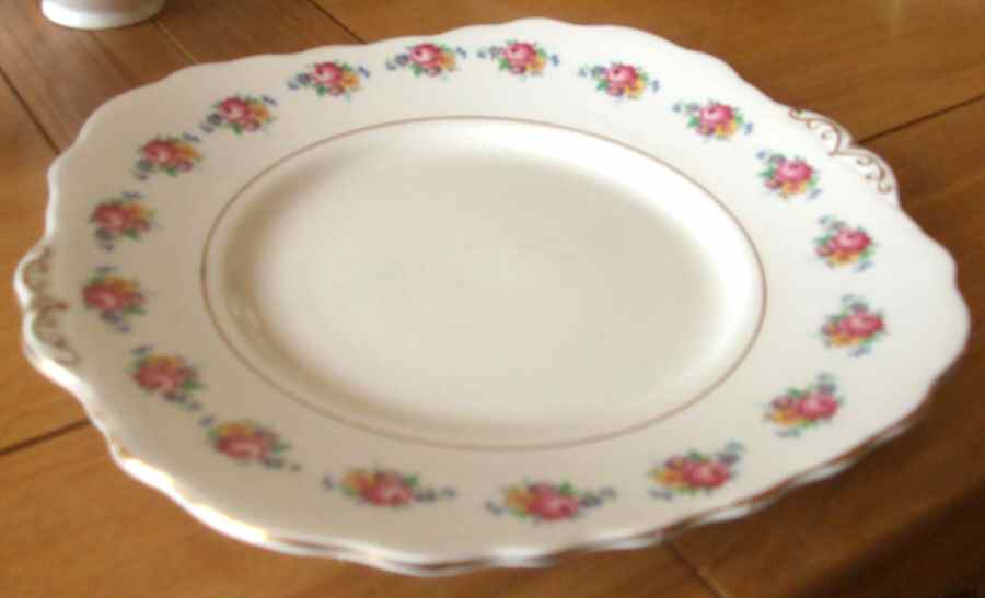 6588 Square Handled Cake Plate by Colclough-1