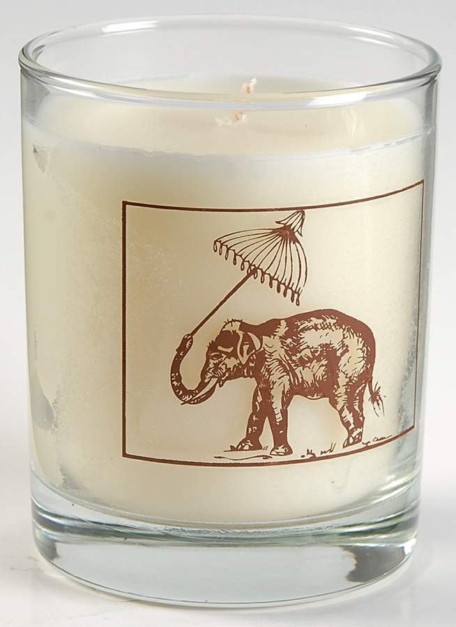 African Inspirations Sepia and Cream 3" Glassware Votive Candleholder by Lynn Chase-1