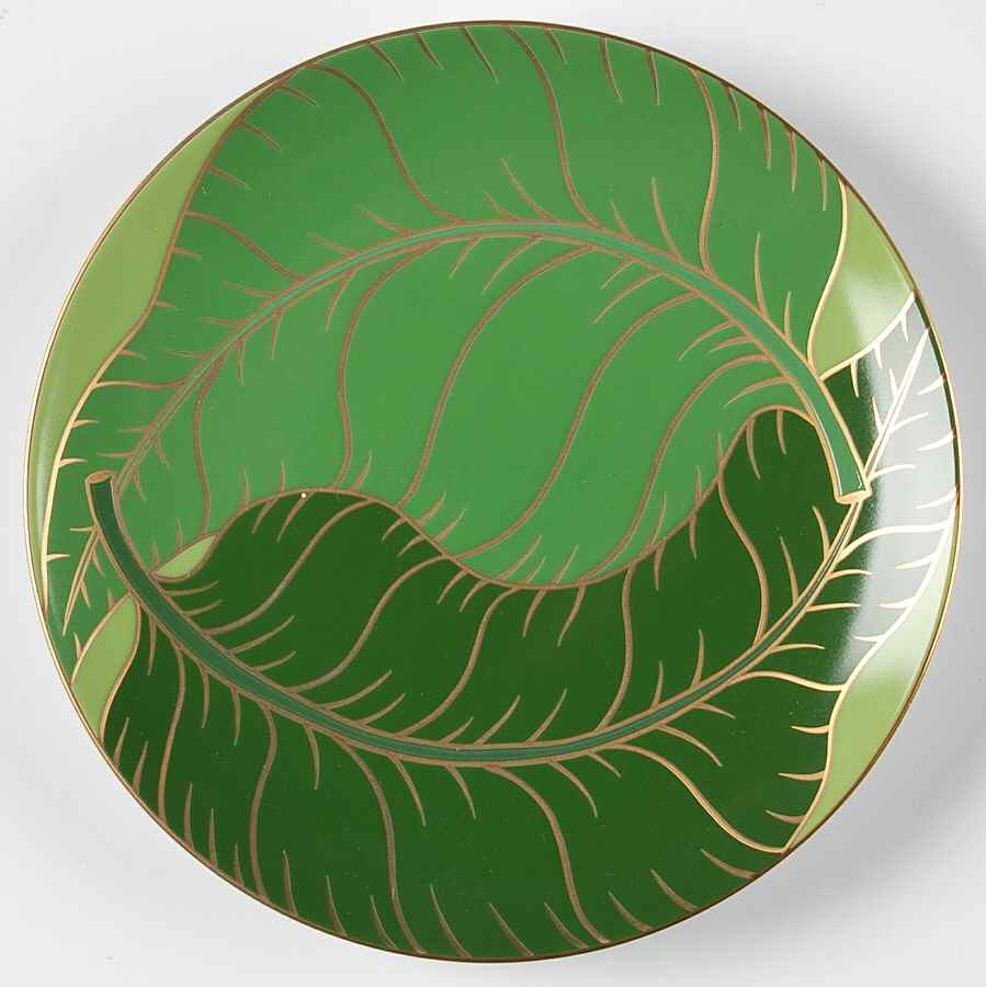 Gold Leaf Bread & Butter Plate by Lynn Chase-1