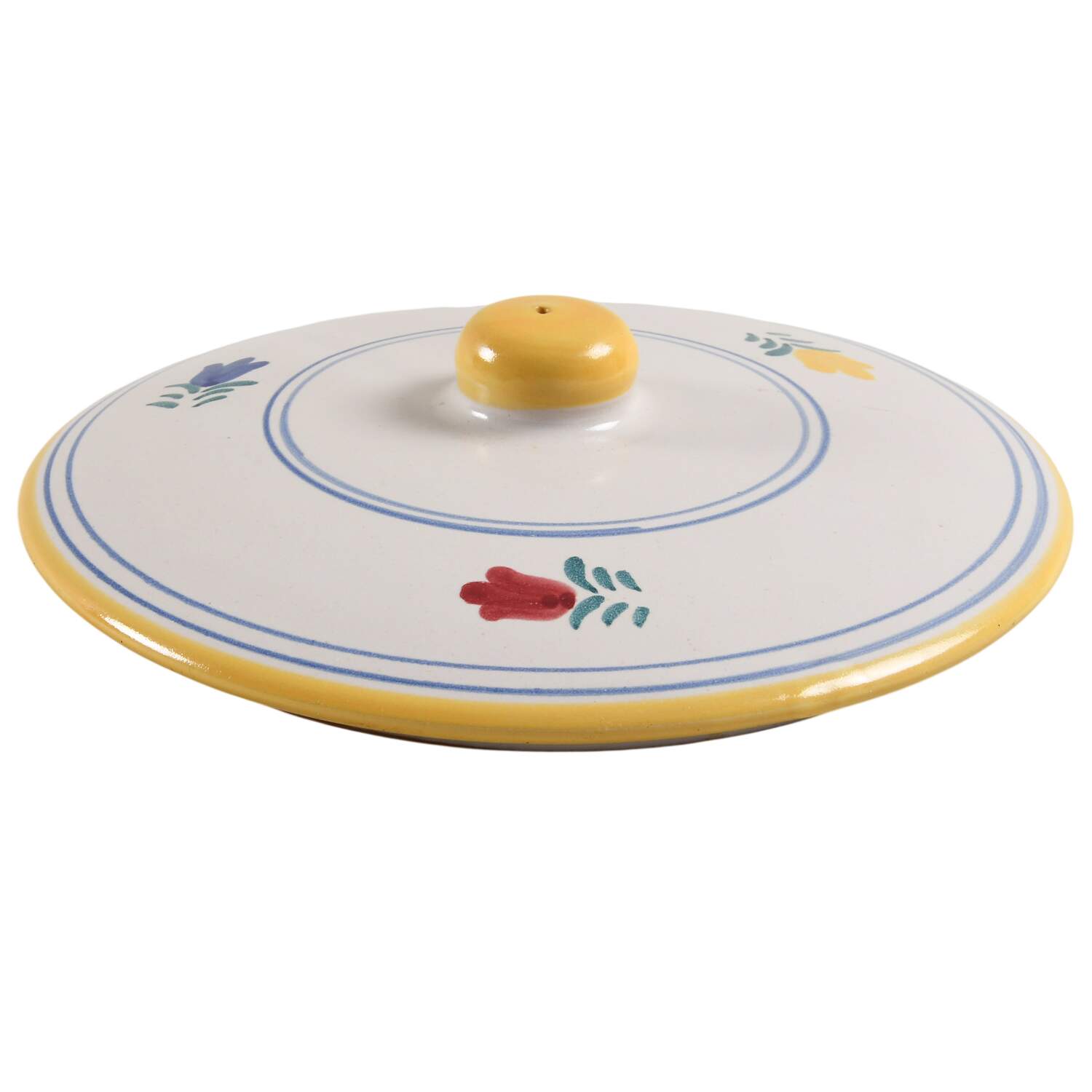 CEI9 Lid for 3.5 Quart Round Casserole by Ceramica Artistica (CAS Vietri)-1