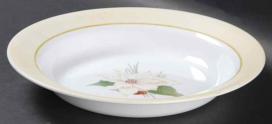 Winter Harmony Large Rim Soup Bowl by Corning Corelle-1