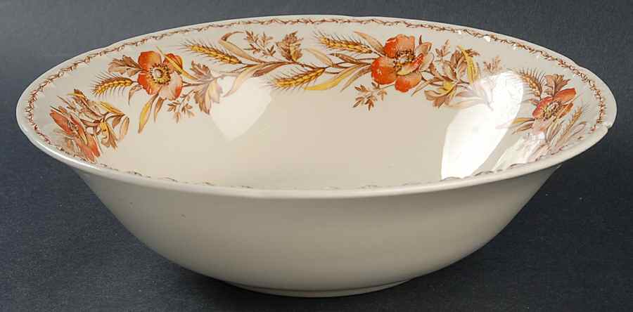 CRO254 8" Round Vegetable Bowl by Crooksville-1