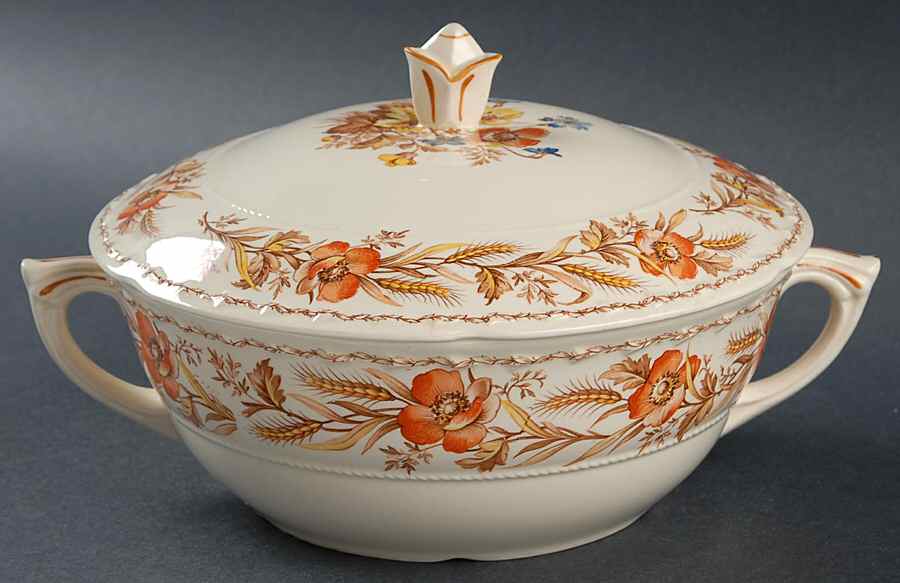 CRO254 Round Covered Vegetable by Crooksville-1