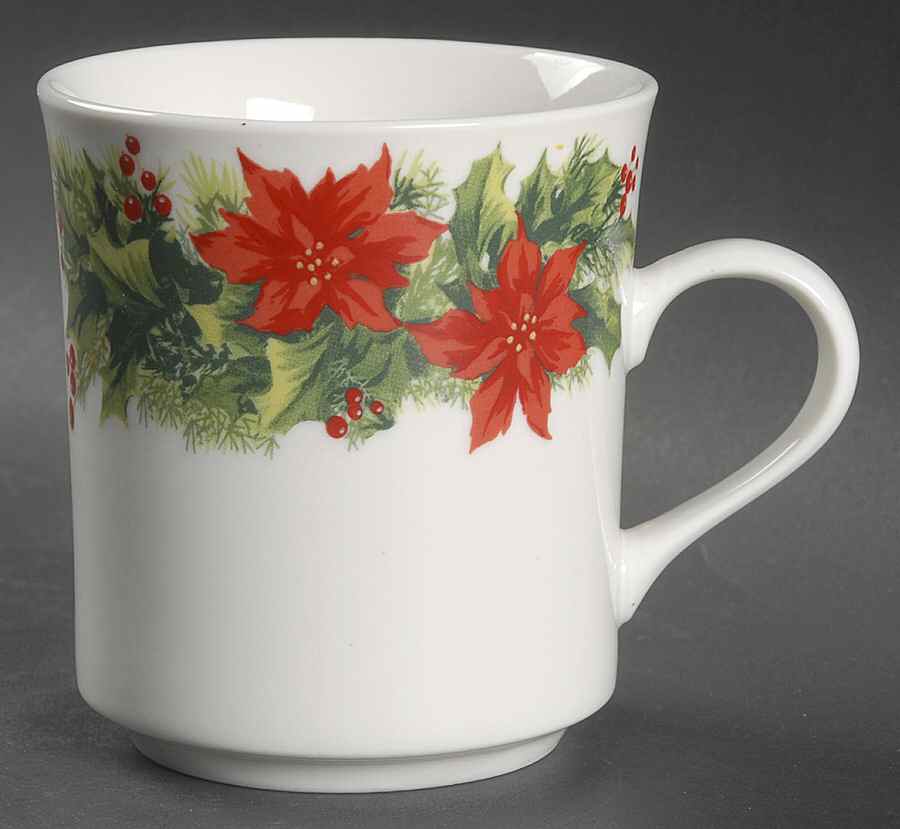 Poinsettia Mug by China (Made in China)-1