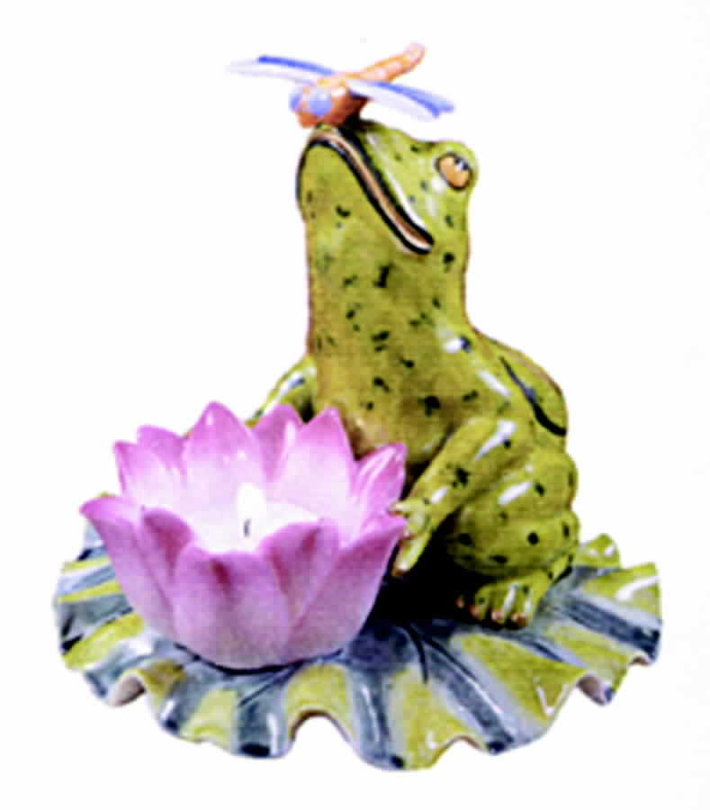 Orchids Candle Votive by Lynn Chase-1