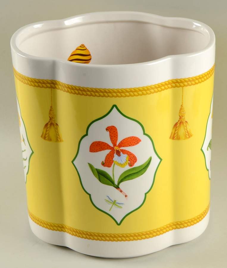 Orchids Utility Basket by Lynn Chase-1