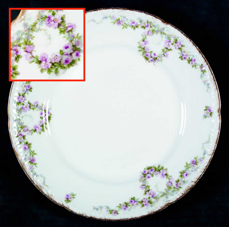 Schleiger 1341-1 Dinner Plate by Charles Field Haviland-1