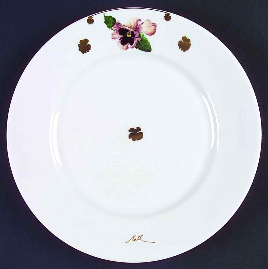 Mediterranean Gold Dessert Luncheon Plate by Charles Field Haviland-1
