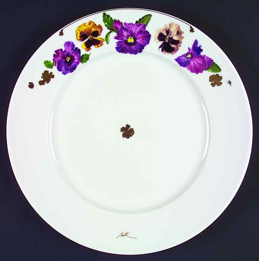 Mediterranean Gold Service Plate (Charger) by Charles Field Haviland-1