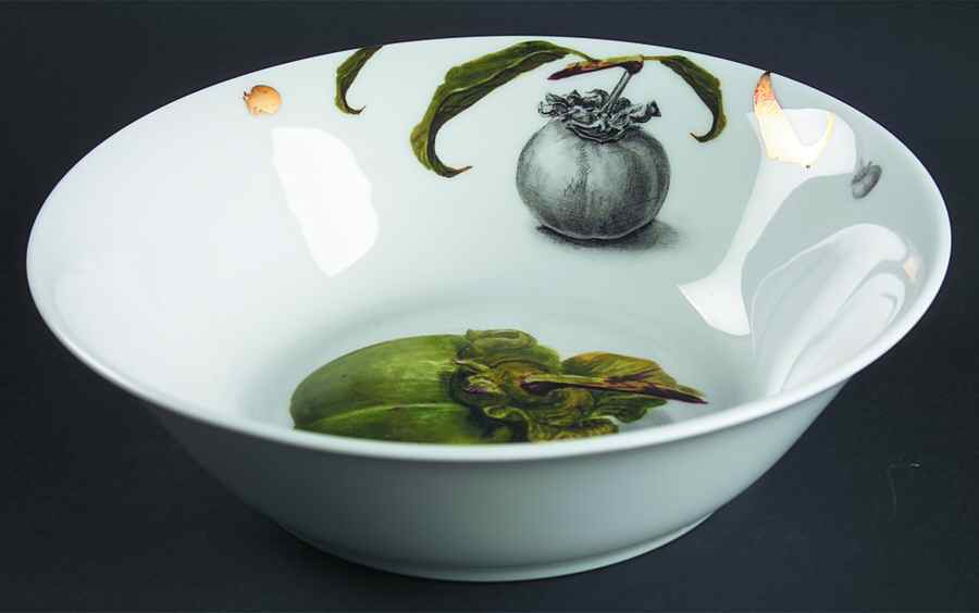 Mediterranean Gold 7" Individual Pasta Bowl by Charles Field Haviland-1