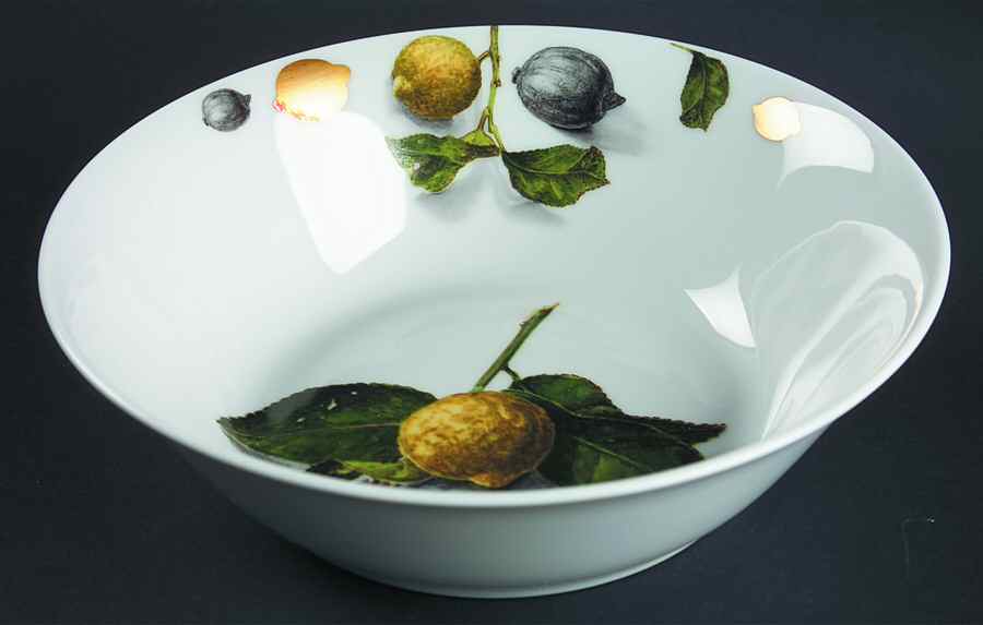 Mediterranean Gold 7" Individual Pasta Bowl by Charles Field Haviland-1