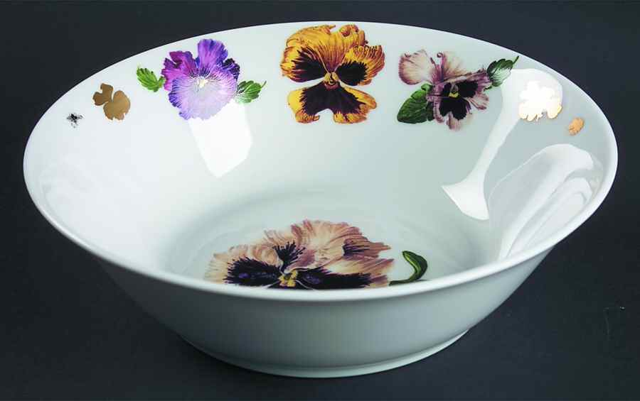 Mediterranean Gold 7" Individual Pasta Bowl by Charles Field Haviland-1