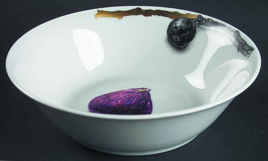 Mediterranean Gold 7" Individual Pasta Bowl by Charles Field Haviland-1