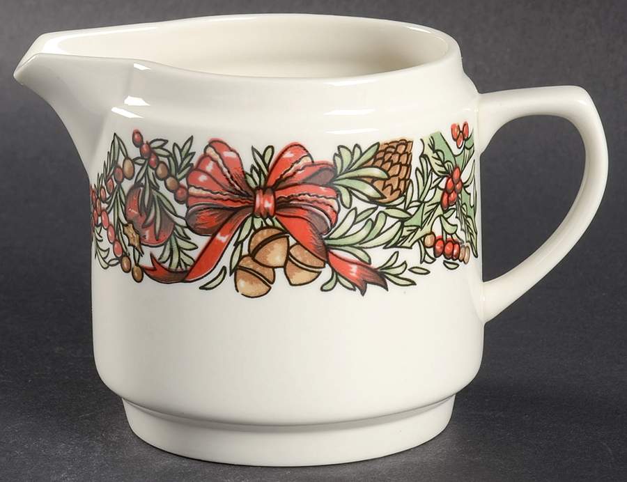 Holiday Wreath Creamer by The Cellar (China)-1
