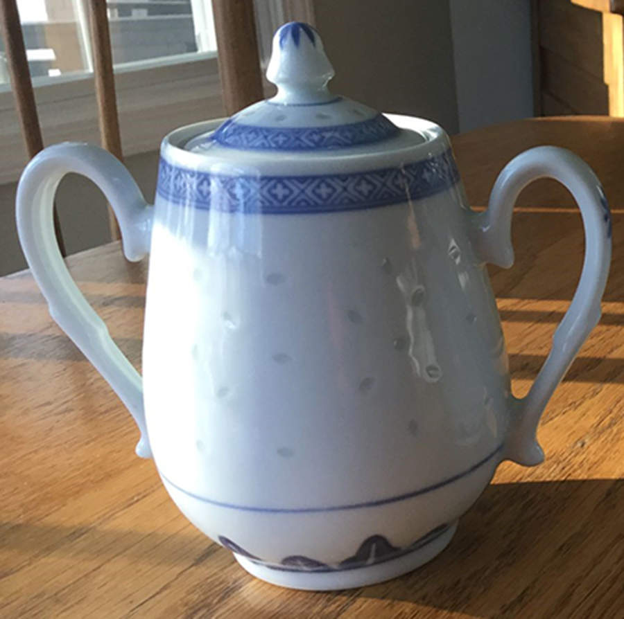 CX203 Sugar Bowl & Lid by China (Made in China)-1