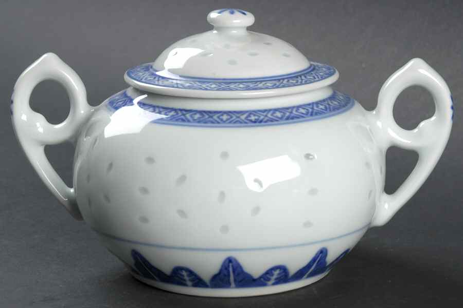 CX203 Sugar Bowl & Lid by China (Made in China)-1