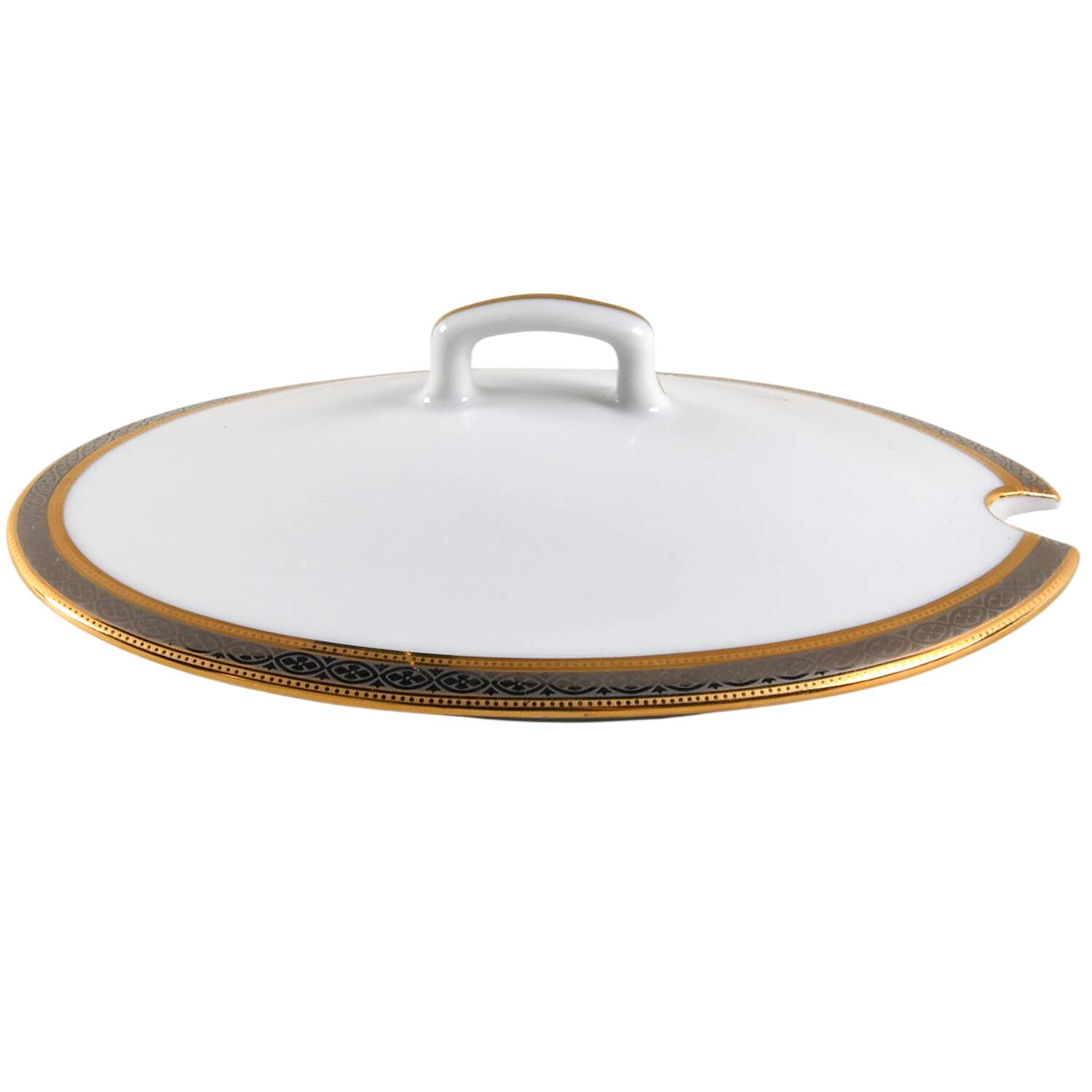 Chambord Lid for Gravy Boat by Charles Field Haviland-1