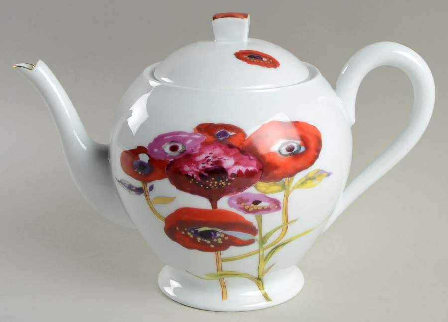 Taj Mahal Tea/Coffee Pot & Lid by Charles Field Haviland-1