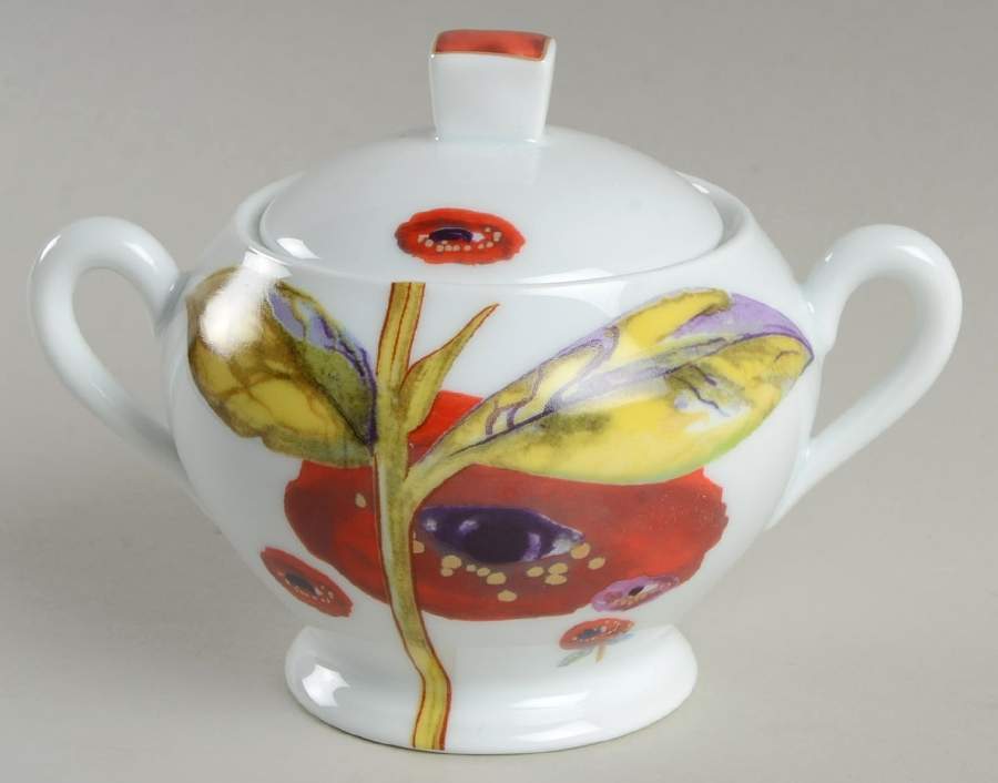 Taj Mahal Sugar Bowl & Lid by Charles Field Haviland-1