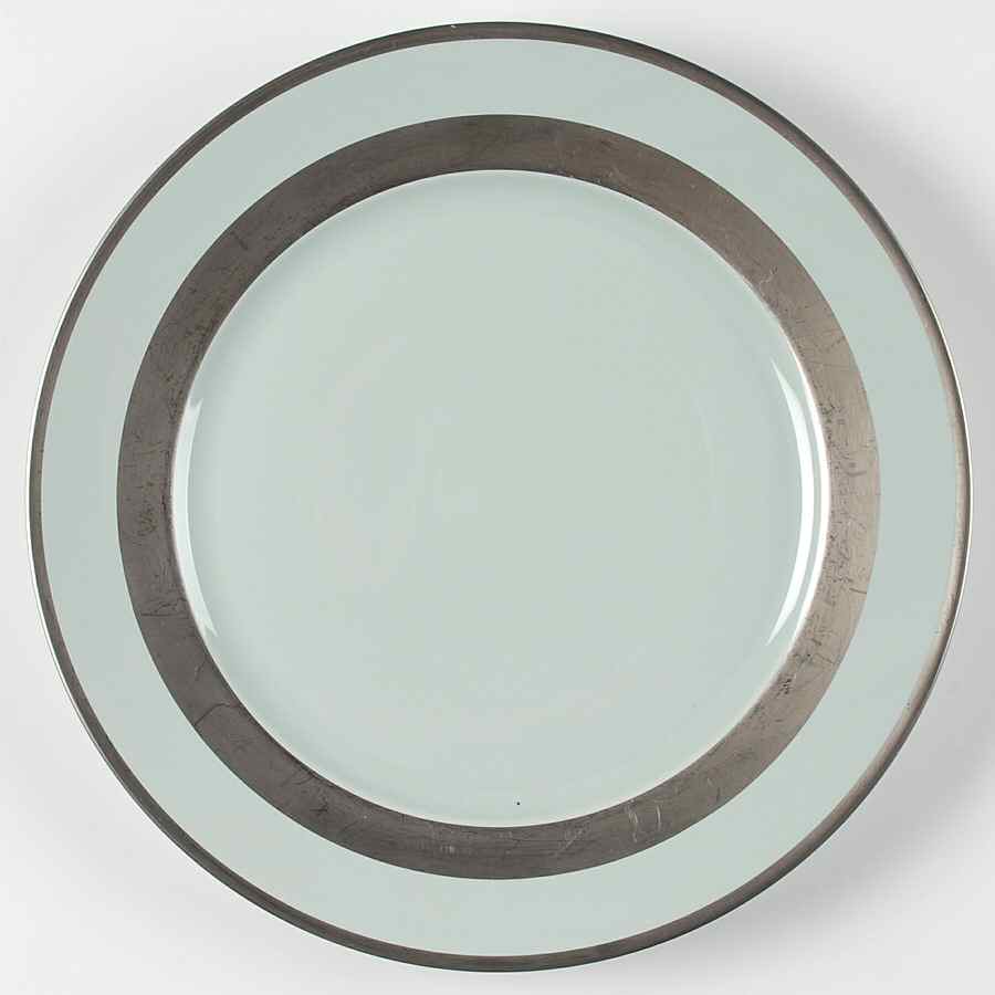 William Celadon Large Dinner Plate by Charles Field Haviland-1