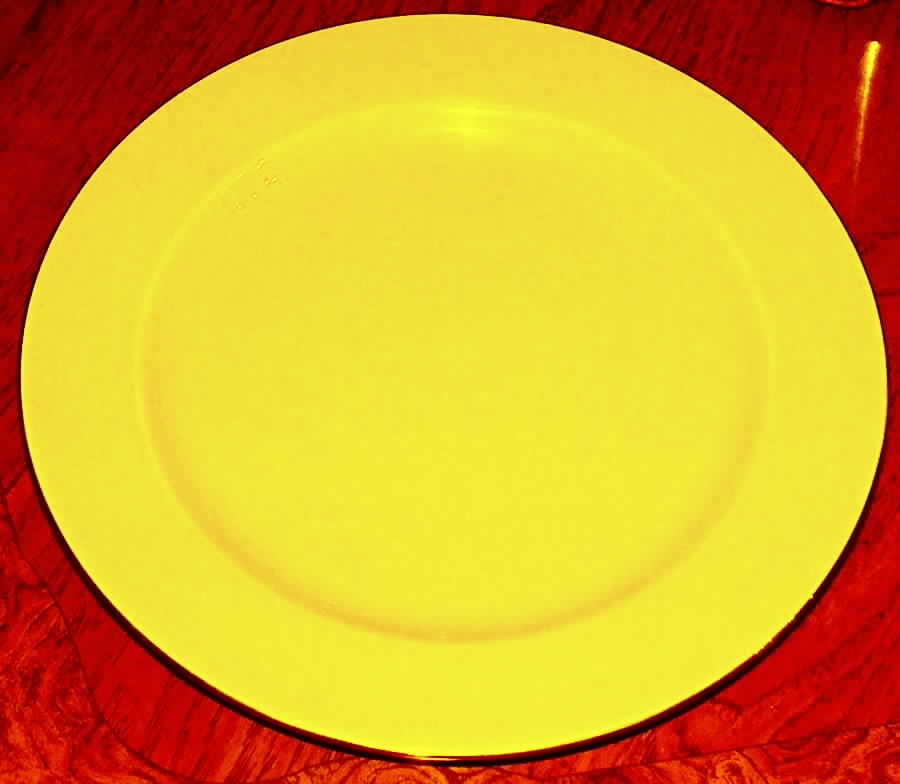 CPH3 Yellow Dinner Plate by CIPA-1