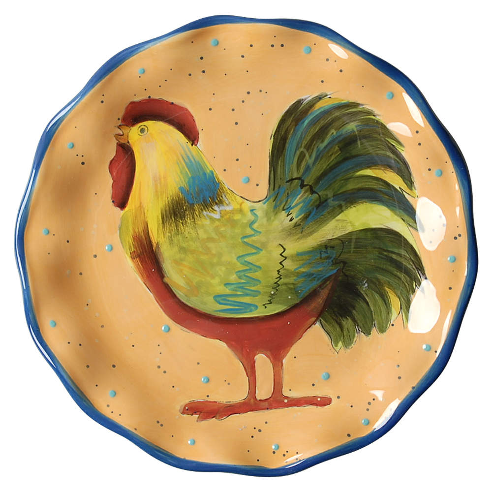 Country Collage Salad/Dessert Plate by Certified International-1