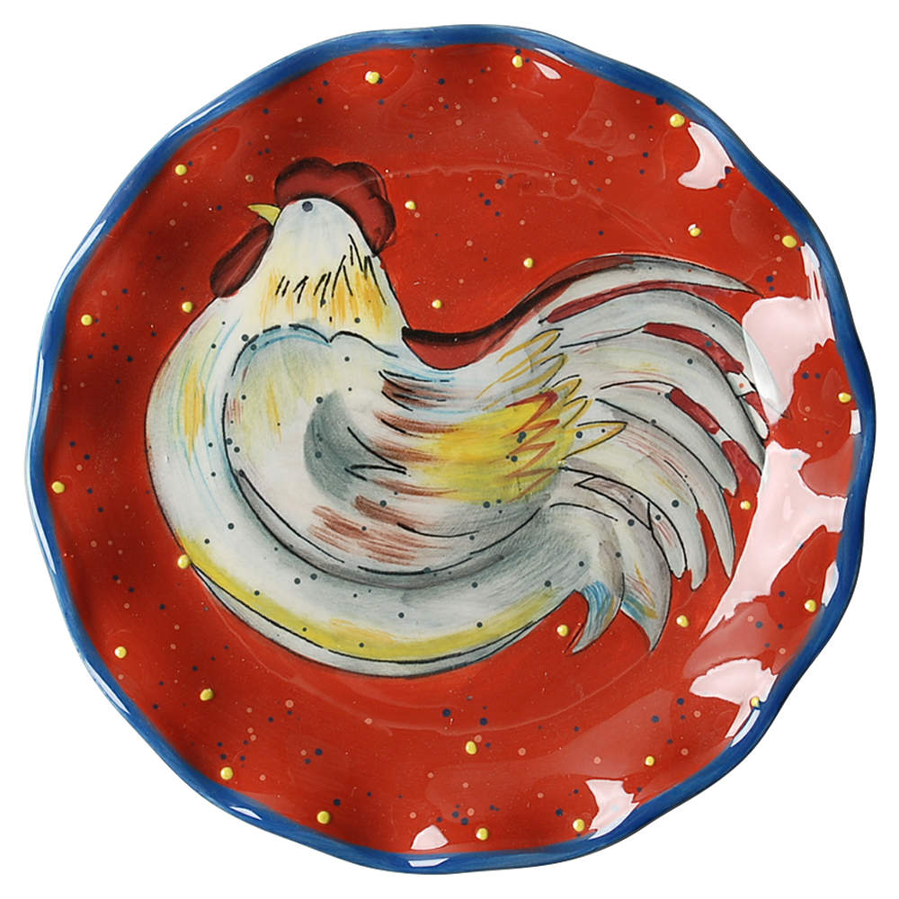 Country Collage Salad/Dessert Plate by Certified International-1