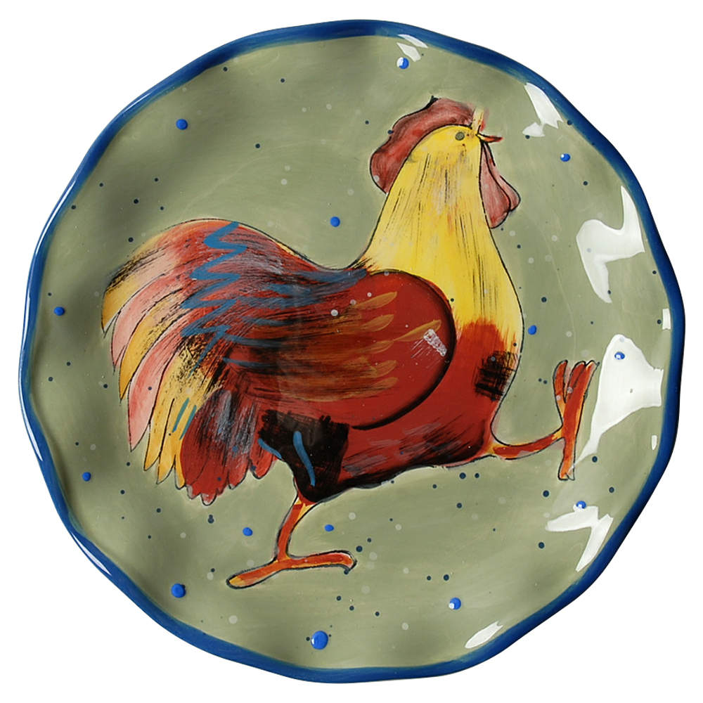 Country Collage Salad/Dessert Plate by Certified International-1