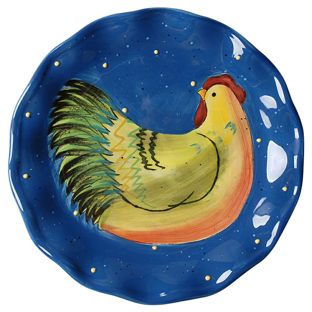 Country Collage Salad/Dessert Plate by Certified International-1
