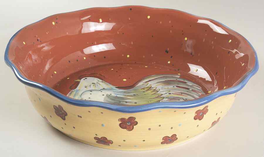 Country Collage 13" Pasta Serving Bowl by Certified International-1